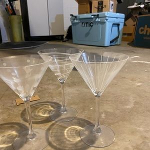 Mikasa martini glasses 3